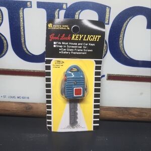 Keylight Blank Unopened New Vintage Key 1990 Blue Lighted  Key Blank